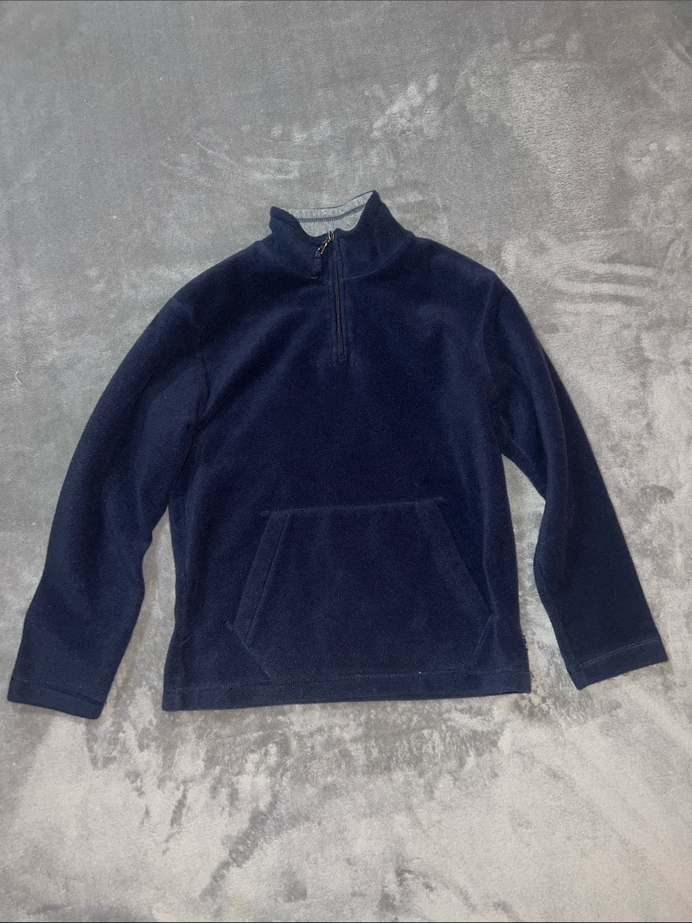 The Children's Place Navy Half-Zip Fleece Pullover
